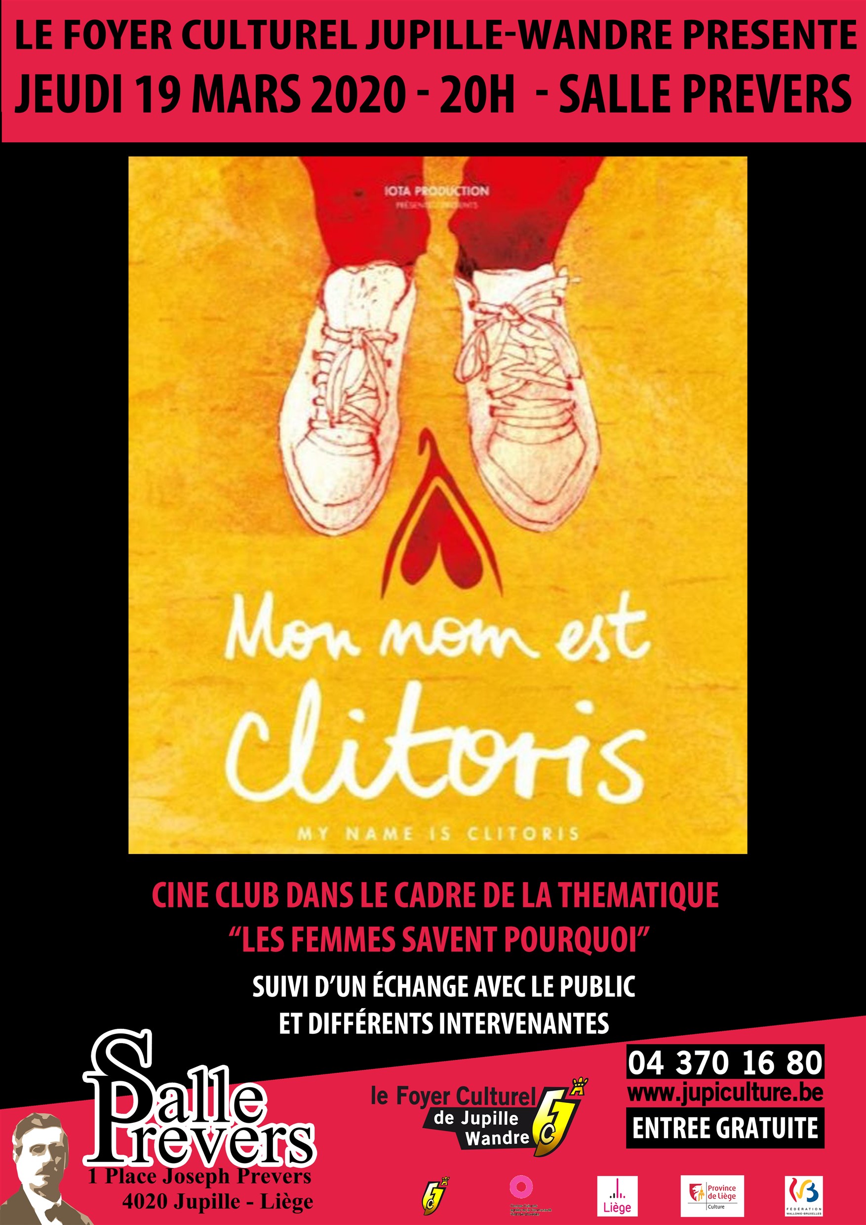 Cine Club Mon Nom Est Clitoris Affiche A X