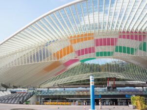 Inauguration de l'Oeuvre de Daniel Buren à la Gare de Liège-Guillemins