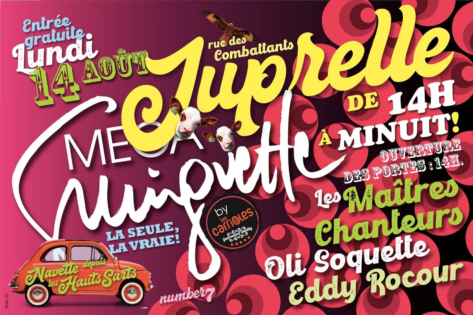 MEGA Guinguette de Juprelle Lundi 14 Août 14h