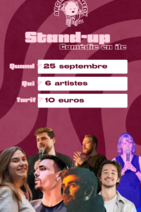 Ardent Comedy et Comédie en île -Stand-up Night