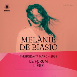 Mélanie Di Biazio au Forum de LIEGE