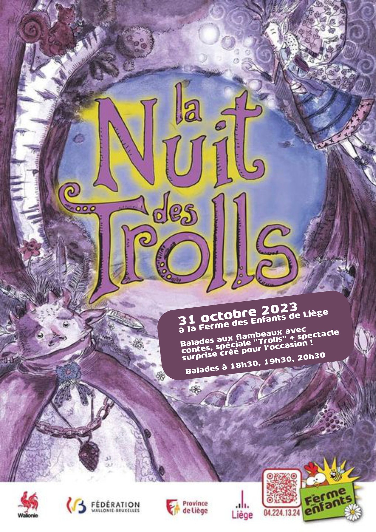 La Nuit des Trolls à La Ferme des Enfants de LIEGE