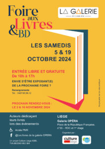 Foire aux Livres & BD's à La Galerie Opéra à LIEGE