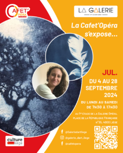 Exposition : JUL expose à La Cafet Opéra à LIEGE