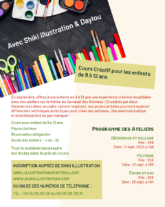 Ateliers créatifs (Cours pour enfants) à La Galeried'art Liège By Culture Liège ASBL à LIEGE