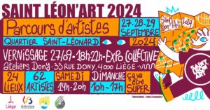 Parcours d'Artistes Saint-Léon'Art 2024 à LIEGE