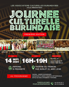 JOURNÉ CULTURELLE BURUNDAISE au Théâtre du Trianon à LIEGE