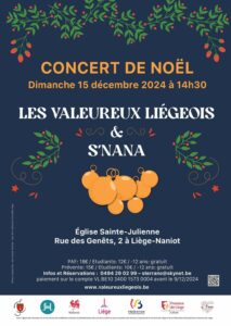 CONCERT de NOEL à l'Eglise Sainte-Julienne