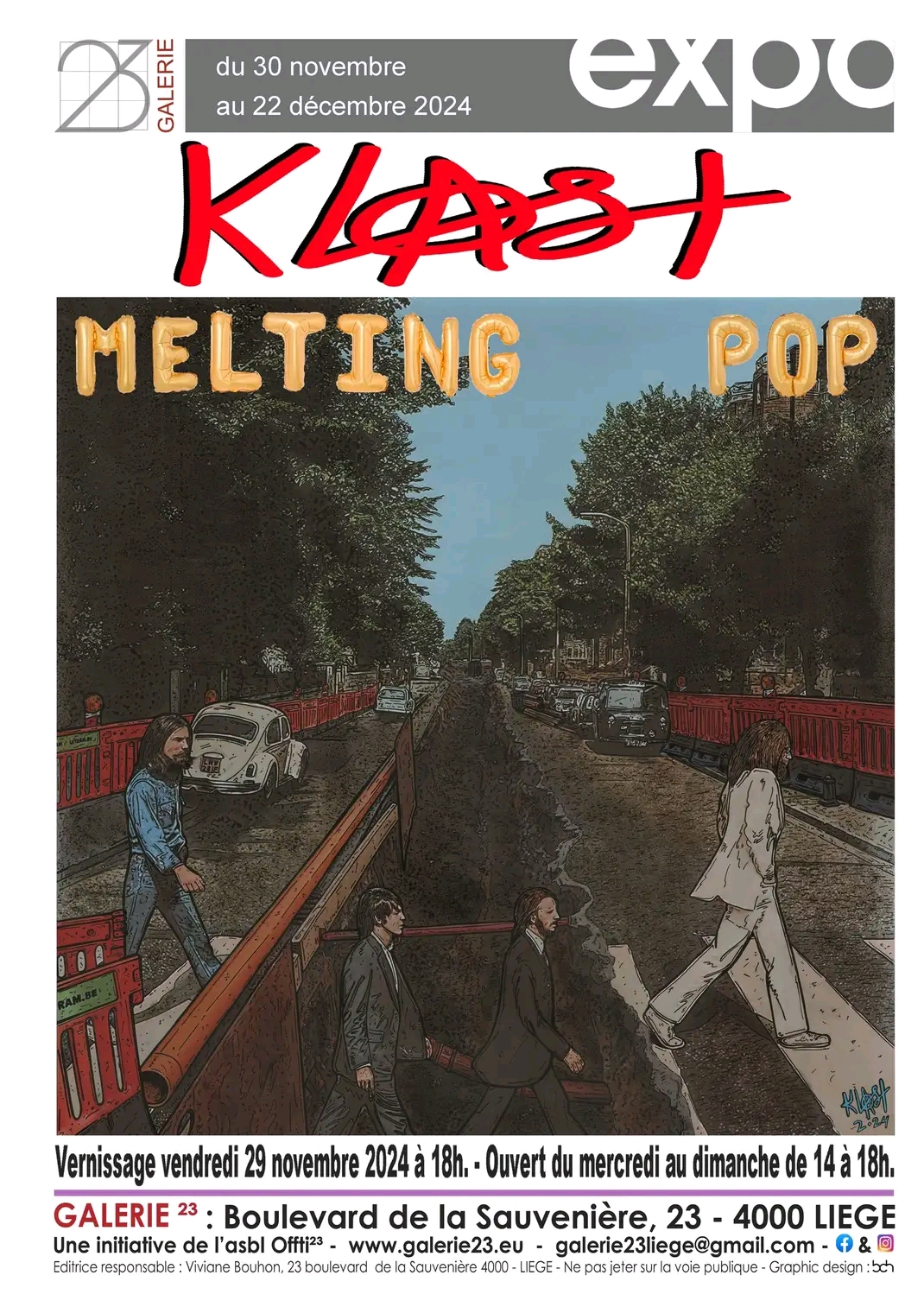 Exposition - MELTING POP à La Galerie 23 à LIEGE