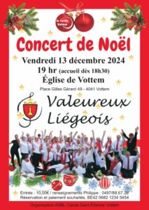 CONCERT DE NOEL à l'Eglise de VOTEM