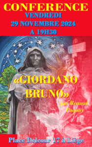 Conférence d'astronomie - Giordano Bruno au SAL