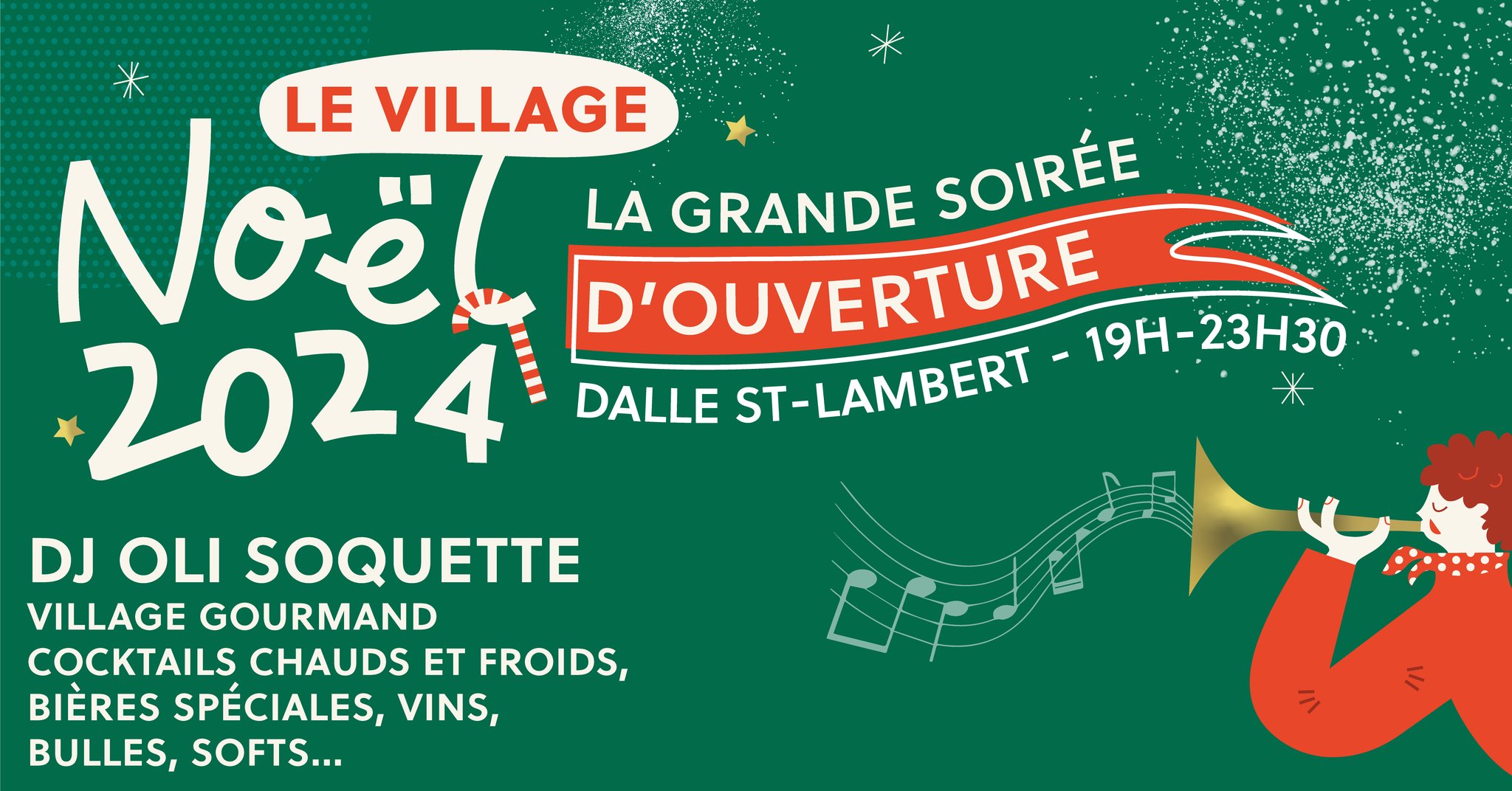 Soirée d'ouverture du Village de Noël de Liège