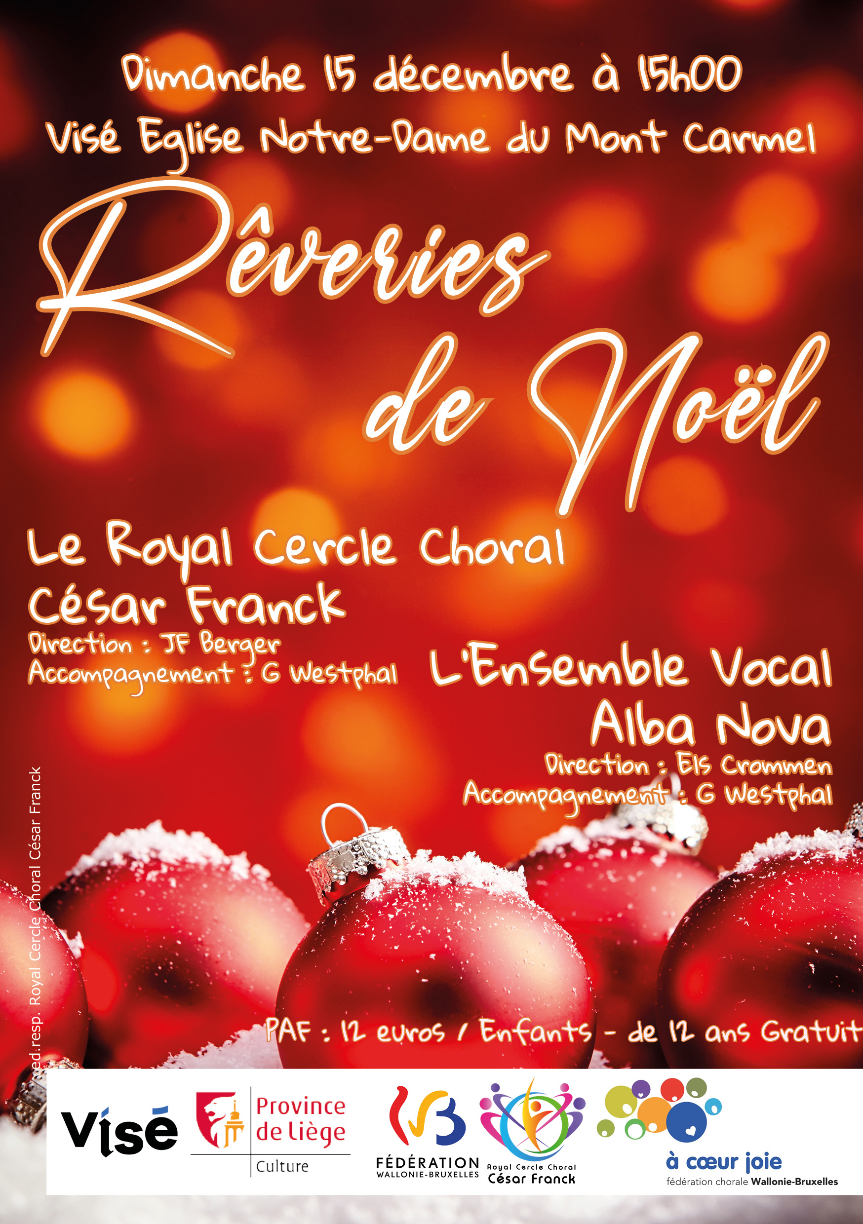 CONCERT de NOEL l'église Notre-Dame du Mont Carmel à Devant-le-Pont (Visé)