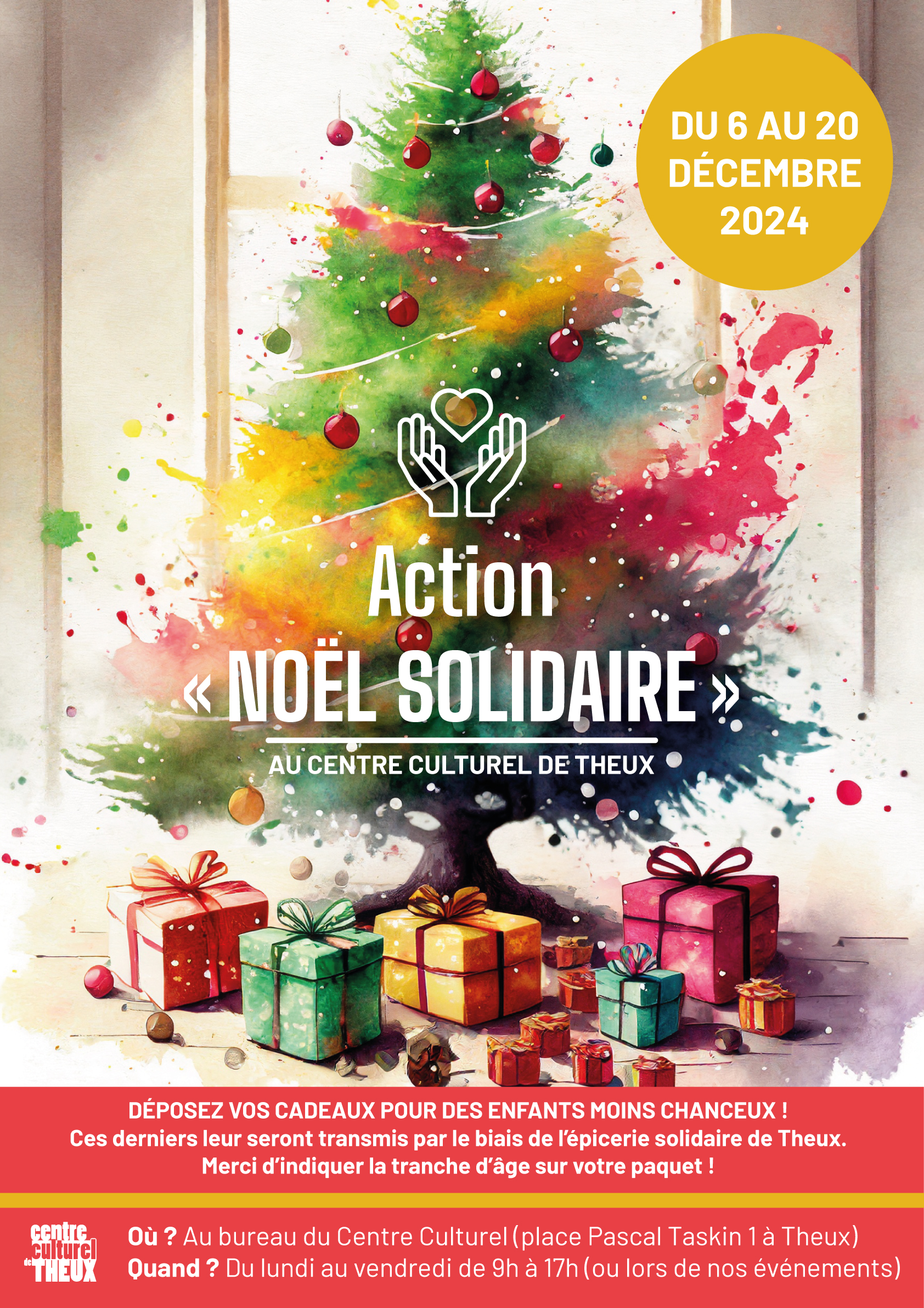 Action Noël Solidaire au Centre culturel de THEUX