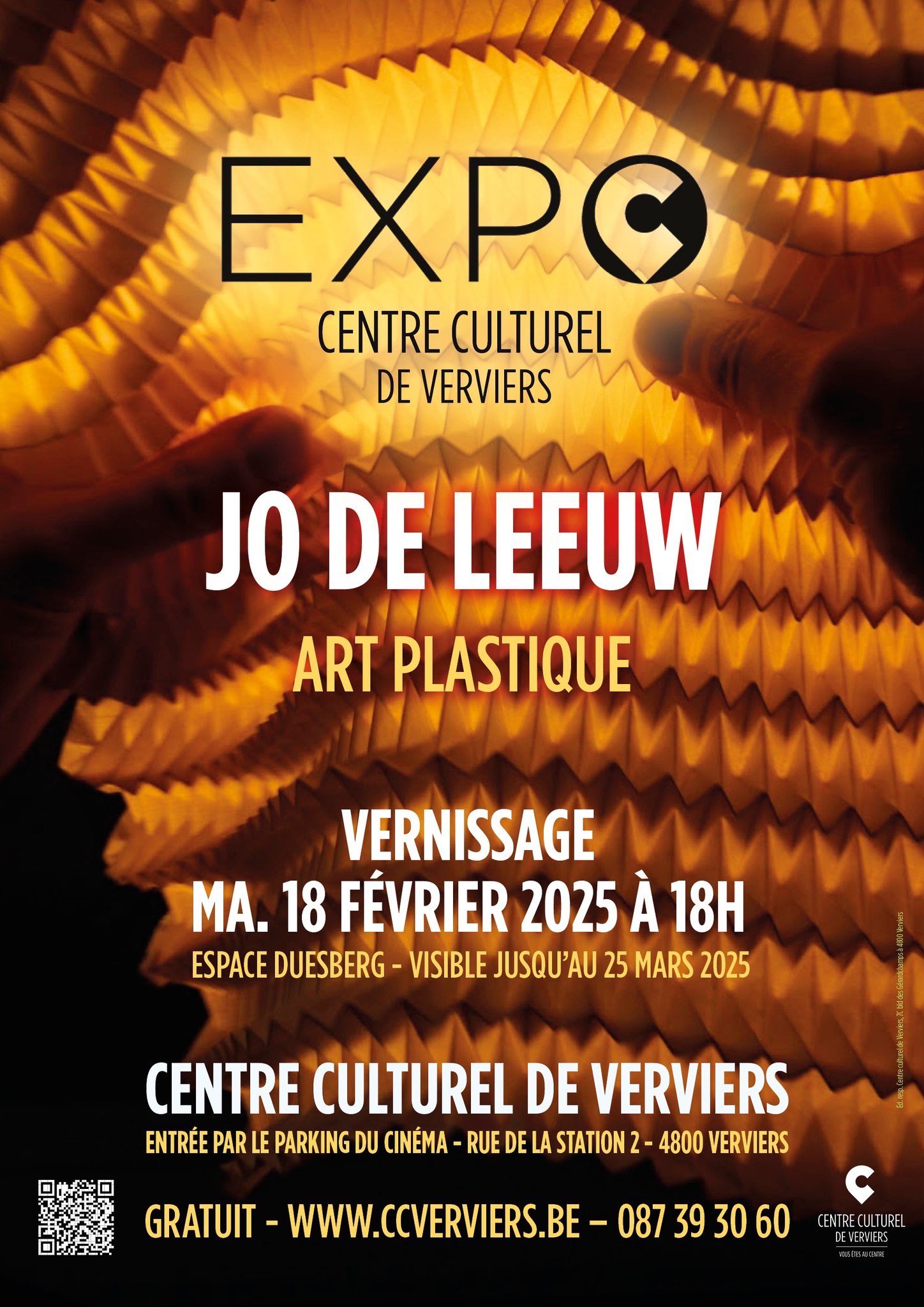 ♦ Expo • Jo De Leeuw♦ au Centre culturel de Verviers