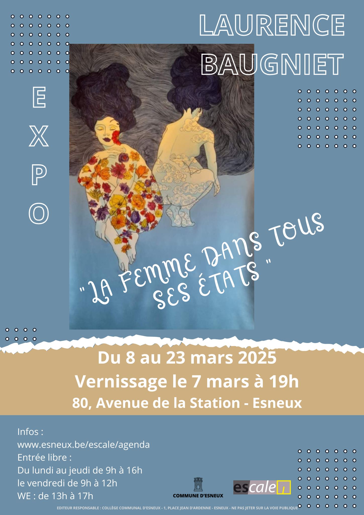 La femme dans tous ses états - exposition chez Esneux Escale